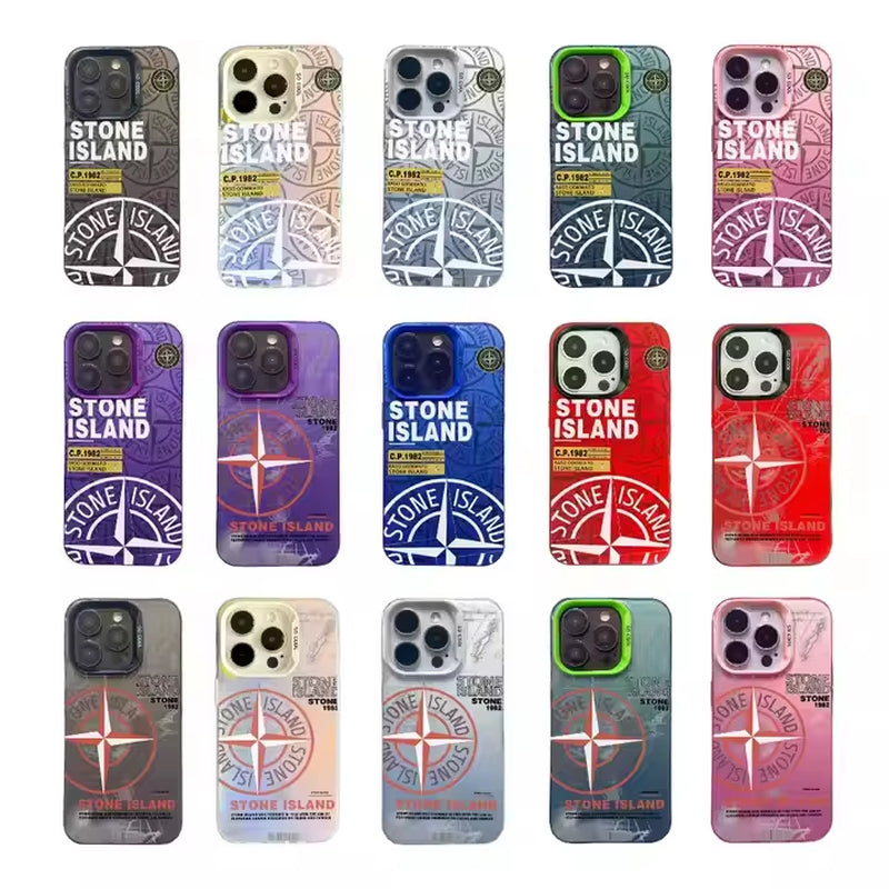 Iphone 16 15 14 13 12 11 XS XR Mini plus Pro Max Iceland Stone Island and Cp Coque Shell Hull Mobile Cell Phone Case Back Cover