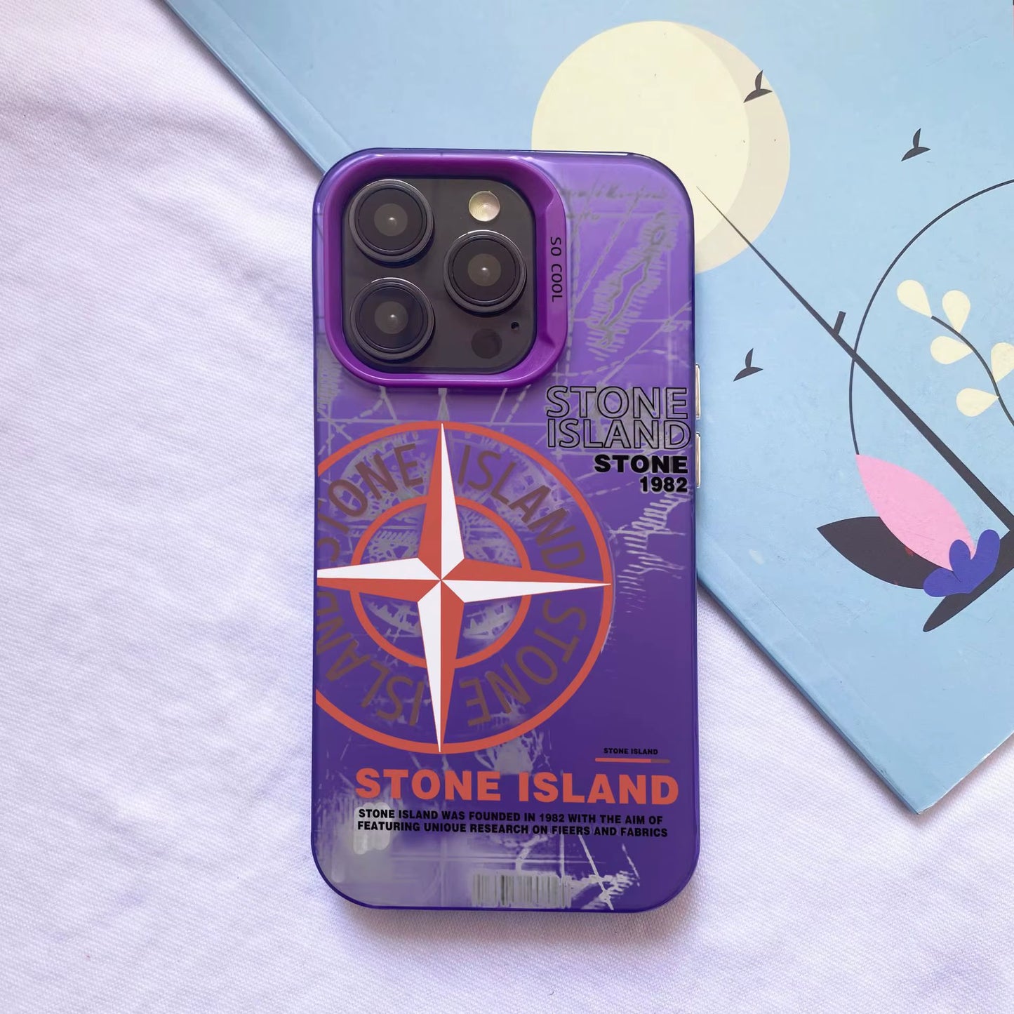 Iphone 16 15 14 13 12 11 XS XR Mini plus Pro Max Iceland Stone Island and Cp Coque Shell Hull Mobile Cell Phone Case Back Cover