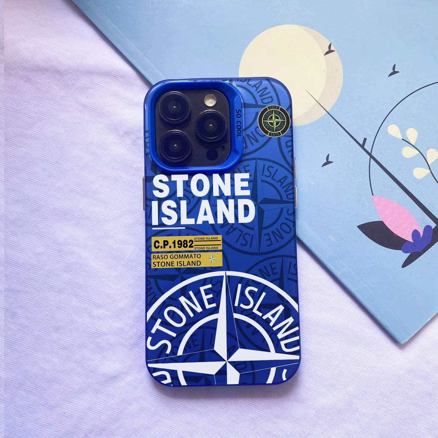 Iphone 16 15 14 13 12 11 XS XR Mini plus Pro Max Iceland Stone Island and Cp Coque Shell Hull Mobile Cell Phone Case Back Cover
